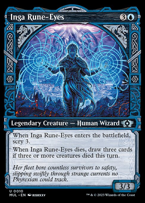 Inga Rune-Eyes - March of the Machine MUL - NM - 0010 U (Foil)