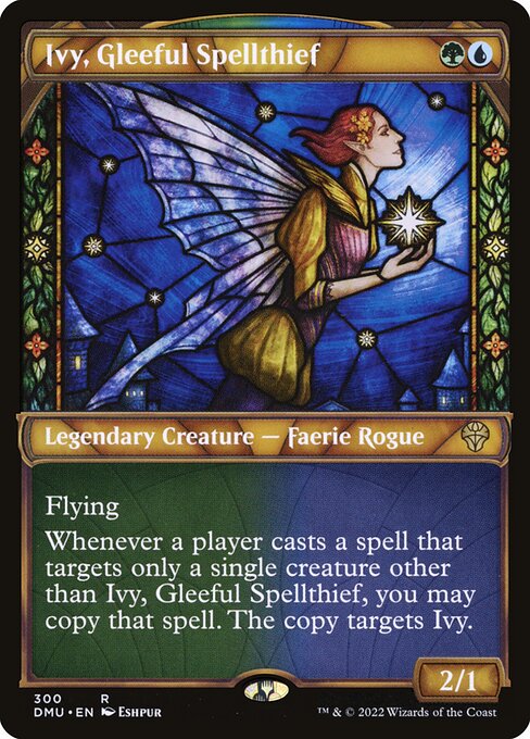 Ivy, Gleeful Spellthief - Dominaria United DMU - NM - 300 R (Showcase)