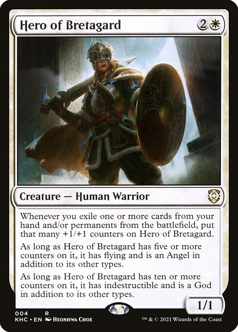 Hero of Bretagard - Kaldheim Commander KHC - NM - 004 R