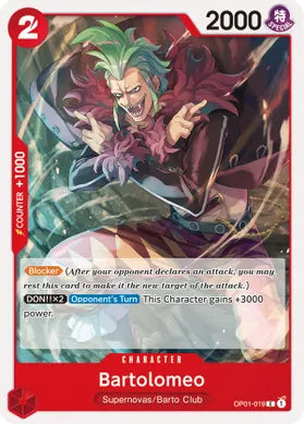 Bartolomeo - OP01-019 C - OP01 Romance Dawn - One Piece Card Game