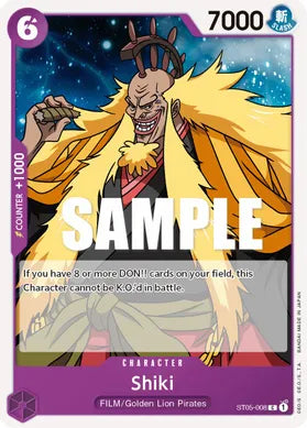 Shiki - ST05-008 C - One Piece Card Game