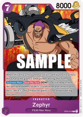 Zephyr - ST05-010 C - One Piece Card Game