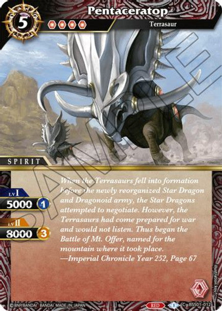 Pentaceratop - C BSS01-012 - Dawn of History (Foil)