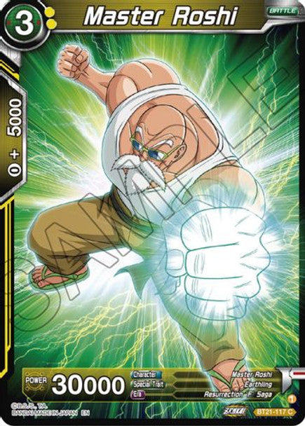 Master Roshi - BT21-117 C - Z04 Wild Resurgence