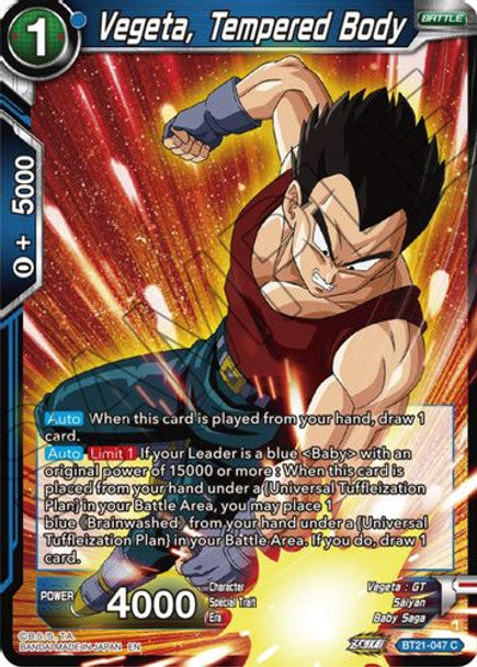 Vegeta, Tempered Body - BT21-047 C - Z04 Wild Resurgence