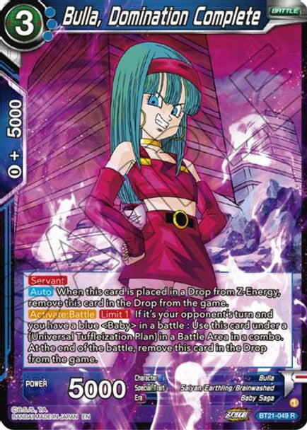 Bulla, Domination Complete - BT21-049 R - Z04 Wild Resurgence