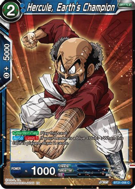 Hercule, Earth's Champion - BT21-056 C - Z04 Wild Resurgence