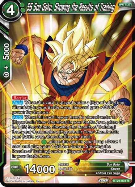 SS Son Goku, Showing the Results of Training - BT21-078 R - Z04 Wild Resurgence