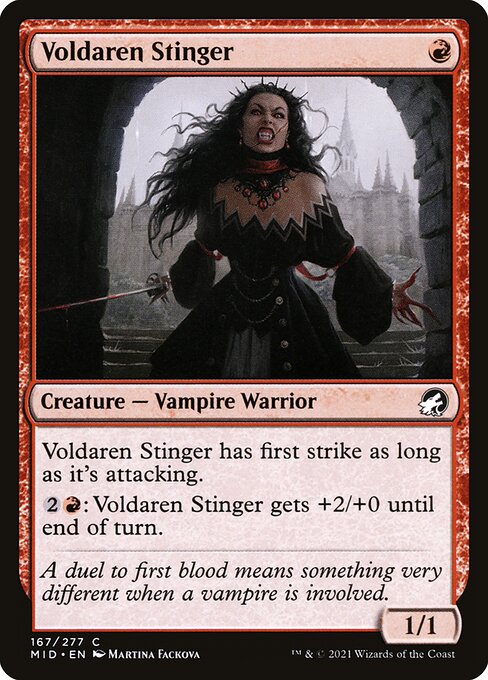 Voldaren Stinger - Innistrad: Midnight Hunt MID - NM - 167 C