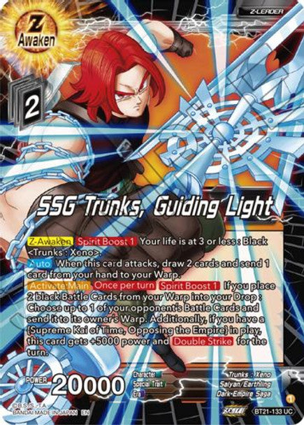 SSG Trunks, Guiding Light - BT21-133 UC - Z04 Wild Resurgence