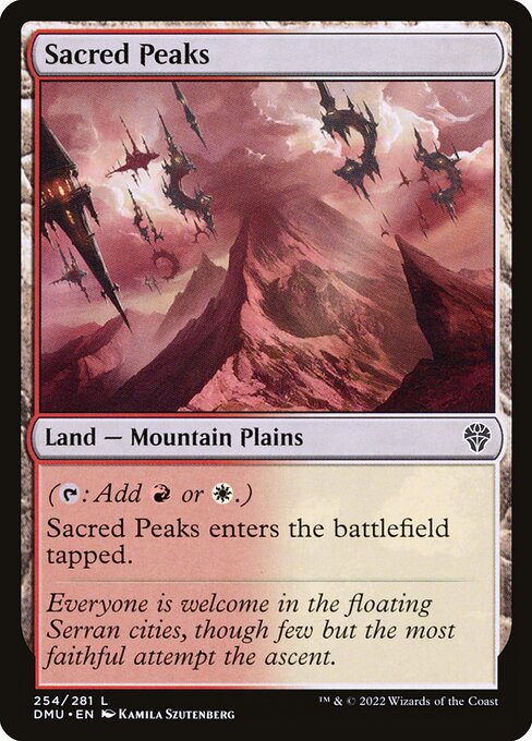 Sacred Peaks - Dominaria United DMU - NM - 254 L