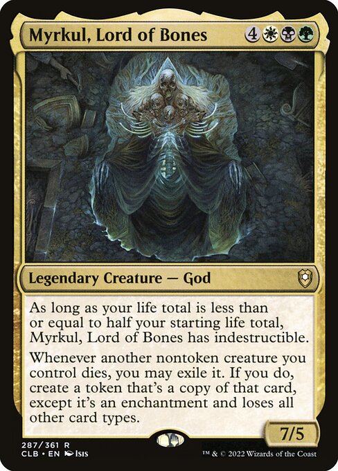 Myrkul, Lord of Bones - Battle for Baldur's Gate - CLB - NM - 287 R