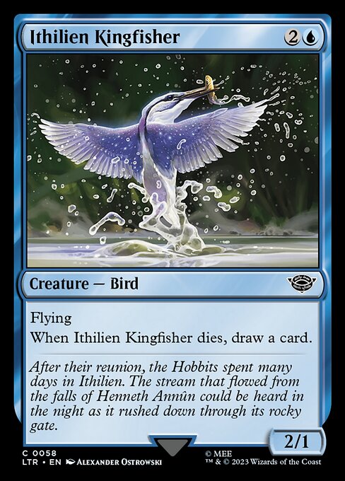 Ithilien Kingfisher - The Lord of the Rings: Tales of Middle-earth LTR - NM - 0058 C