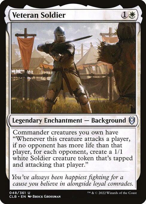 Veteran Soldier - Battle for Baldur's Gate CLB - NM - 048 U