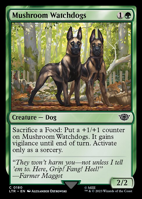 Mushroom Watchdogs - The Lord of the Rings: Tales of Middle-earth LTR - NM - 0180 C