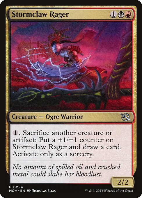 Stormclaw Rager - March of the Machine MOM - NM - 0254 U