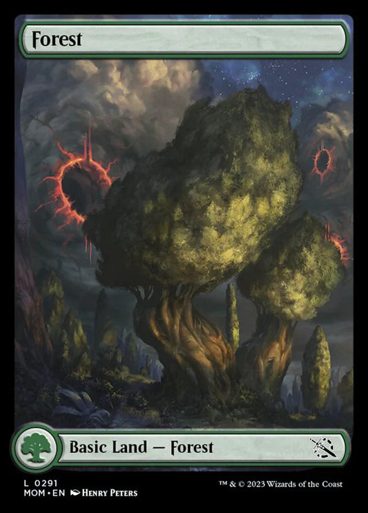 Forest - March of the Machine MOM - NM - 0291 L (Full Art)