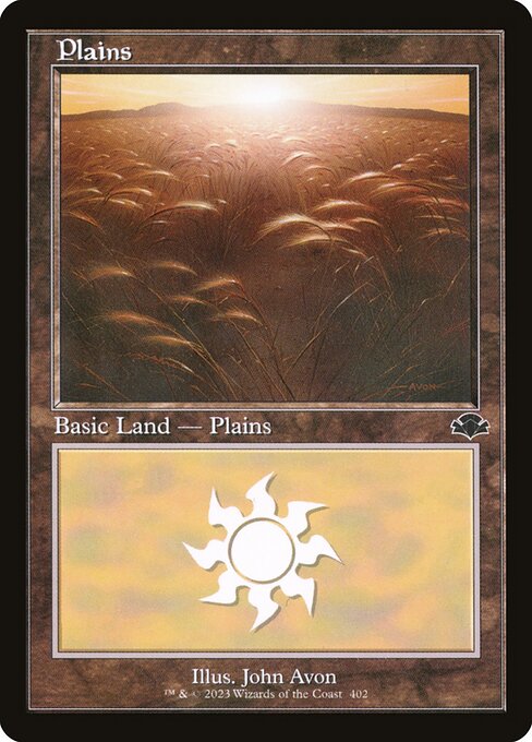 Plains - Dominaria Remastered DMR - NM - 402 (Retro Frames)