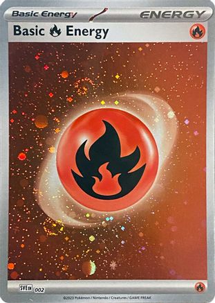 Fire Energy - Scarlet & Violet 151 - Pokemon TCG (Cosmo Holo)