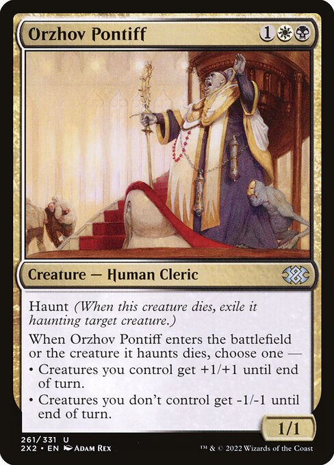 Orzhov Pontiff - Double Masters 2022 2X2 - NM - 261 U