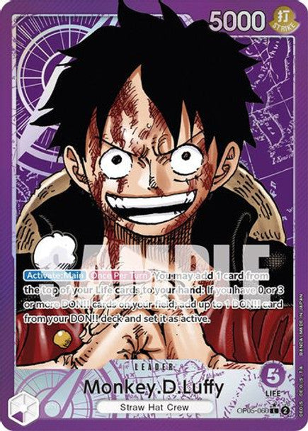 Monkey.D.Luffy - OP05-060 L - OP05 Awakening of the New Era - NM - One Piece Card Game (Alt Art Foil)