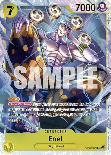 Enel - OP05-100 SR - OP05 Awakening of the New Era - NM - One Piece Card Game (Foil)