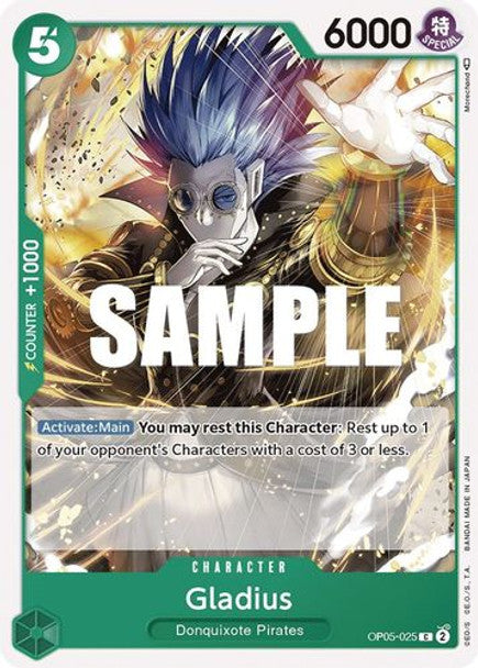 Gladius - OP05-025 C - OP05 Awakening of the New Era - NM - One Piece Card Game