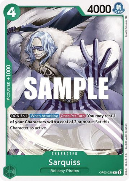 Sarquiss - OP05-026 C - OP05 Awakening of the New Era - NM - One Piece Card Game