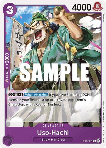 Uso-Hachi - OP05-061 UC - OP05 Awakening of the New Era - NM - One Piece Card Game