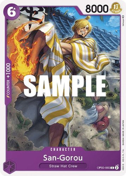 San-Gorou - OP05-065 C - OP05 Awakening of the New Era - NM - One Piece Card Game