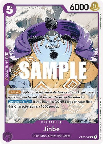 Jinbe - OP05-066 C - OP05 Awakening of the New Era - NM - One Piece Card Game