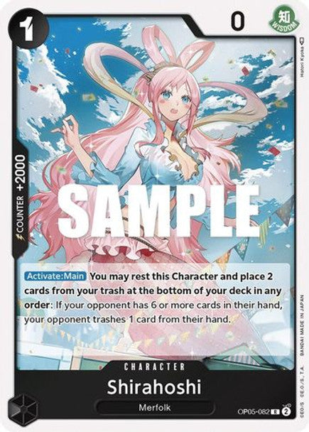 Shirahoshi - OP05-082 R - OP05 Awakening of the New Era - NM - One Piece Card Game (Foil)