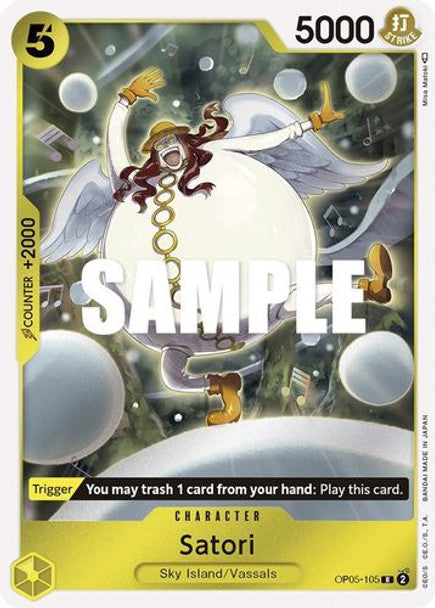 Satori - OP05-105 R - OP05 Awakening of the New Era - NM - One Piece Card Game (Foil)