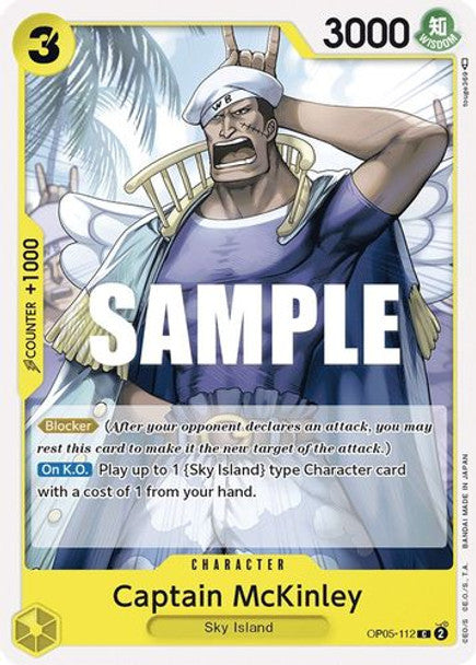 Captain McKinley - OP05-112 C - OP05 Awakening of the New Era - NM - One Piece Card Game