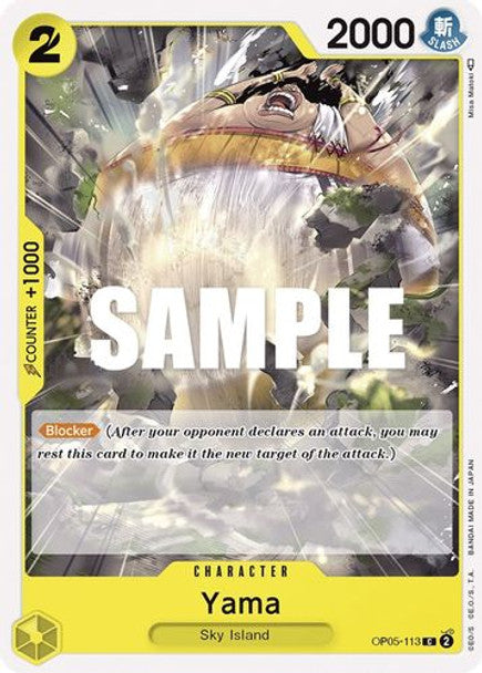 Yama - OP05-113 C - OP05 Awakening of the New Era - NM - One Piece Card Game