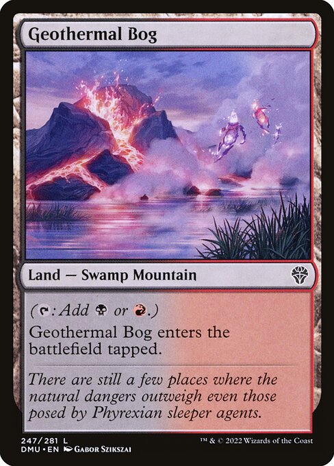 Geothermal Bog - Dominaria United DMU - NM - 247 L