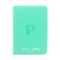 Collector's Series TOP LOADER Zip Binder (216 Capacity)(CLEAR) - TURQUOISE - Palms Off Gaming