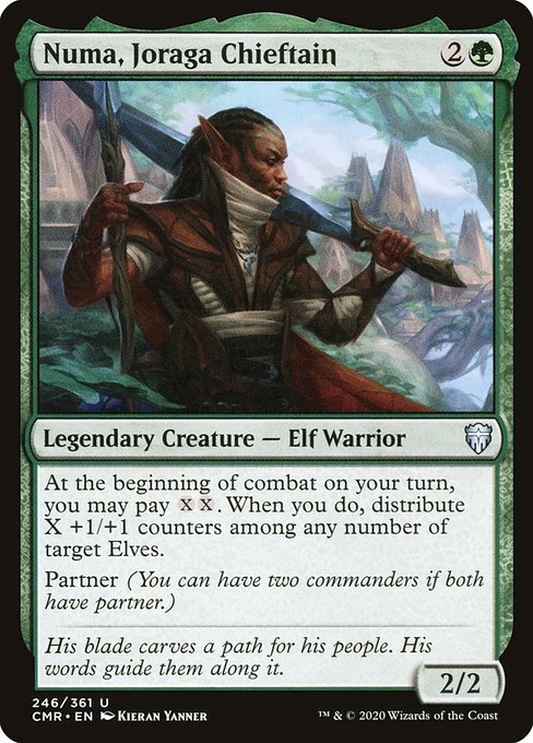 Numa, Joraga Chieftain - Commander Legends CMR - NM - 246 U (Foil)