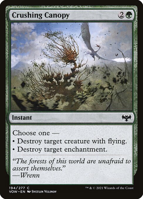 Crushing Canopy - Innistrad: Crimson Vow VOW - NM - 194 C