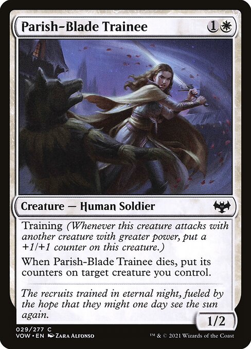 Parish-Blade Trainee - Innistrad: Crimson Vow VOW - NM - 029 C