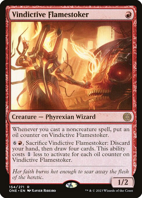 Vindictive Flamestoker - Phyrexia: All Will Be One ONE - NM - 154 R