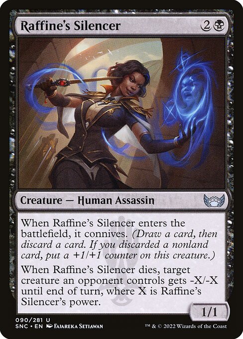 Raffine's Silencer - Streets of New Capenna SNC - NM - 090 U