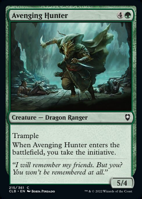 Avenging Hunter - Battle for Baldur's Gate CLB - NM - 215 C