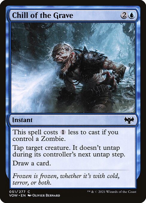 Chill Of The Grave - Innistrad: Crimson Vow VOW - NM - 051 C