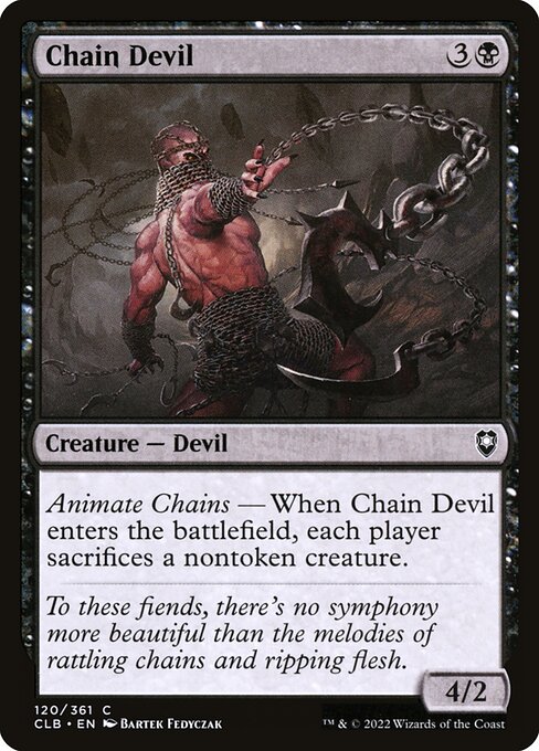 Chain Devil - Battle for Baldur's Gate CLB - NM - 120 C