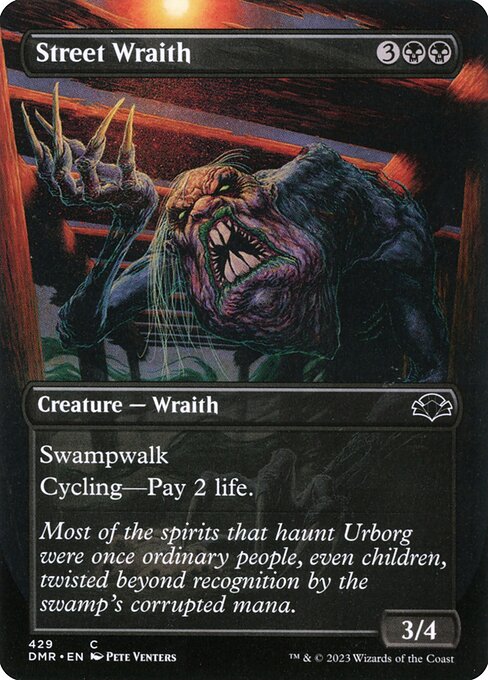 Street Wraith - Dominaria Remastered DMR - NM - 429 C (Borderless)