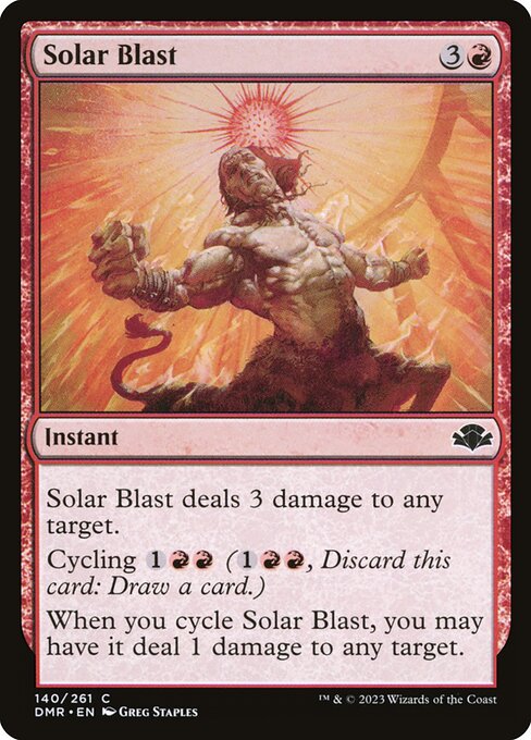 Solar Blast - Dominaria Remastered DMR - NM - 140 C