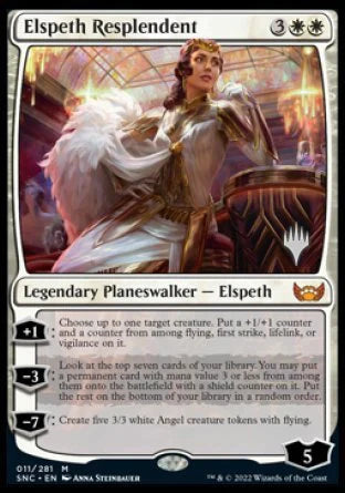 Elspeth Resplendent - Streets of New Capenna SNC - NM - 011 M (Promo Foil)