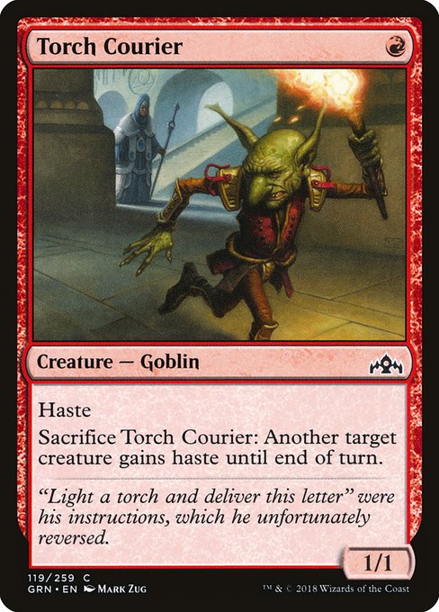 Torch Courier - Guilds of Ravnica GRN - NM - 119 C