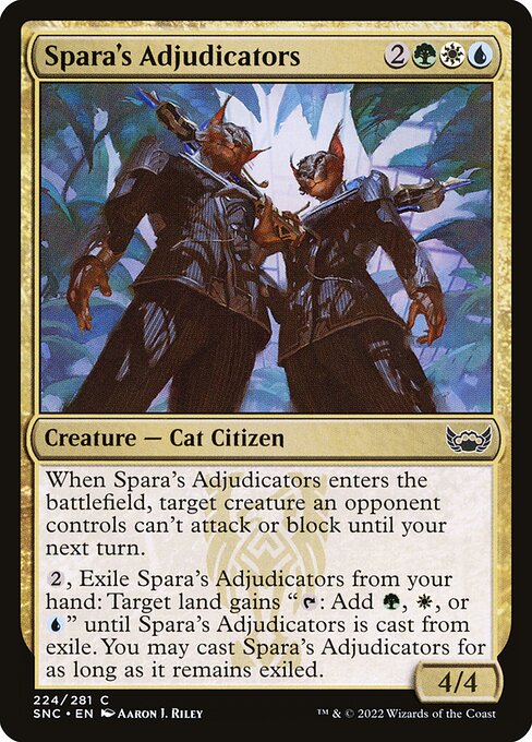 Spara's Adjudicators - Streets of New Capenna SNC - NM - 224 C